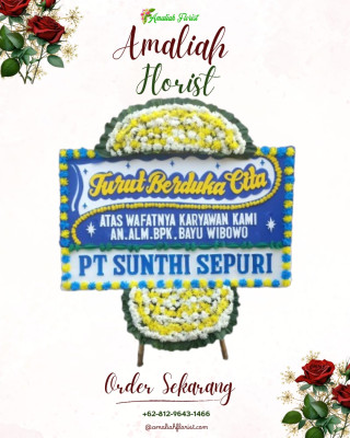Papan Bunga Duka di Kubang Sirakuk Utara