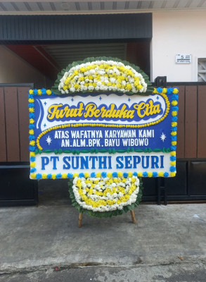 Papan Bunga Duka di Kubang Sirakuk Utara