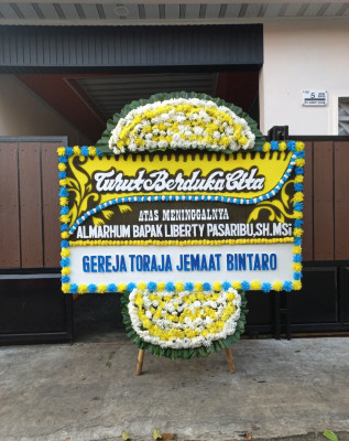 Papan Bunga Duka di Kubang Sirakuk Utara