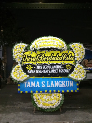 Papan Bunga Duka di Kubang Sirakuk Utara